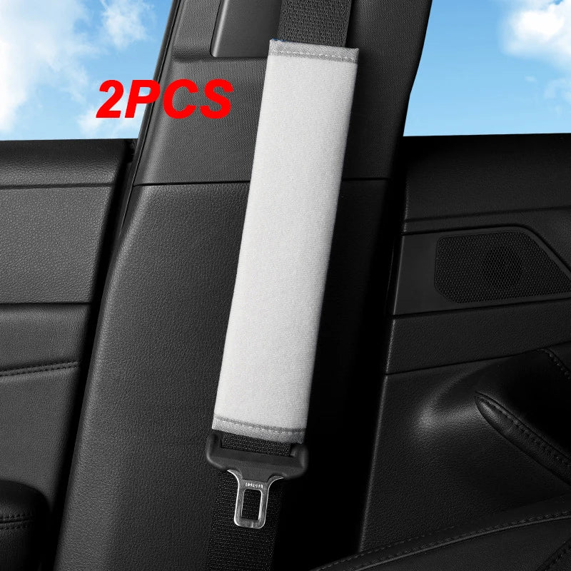 1/2PCS Car Seat Belt Cover Seatbelt Safety Shoulder Protector Wear-resistant Non-slip for Car Interior Decoration