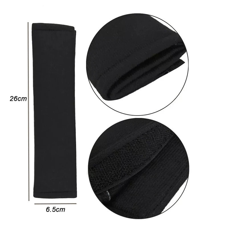 1/2PCS Car Seat Belt Cover Seatbelt Safety Shoulder Protector Wear-resistant Non-slip for Car Interior Decoration