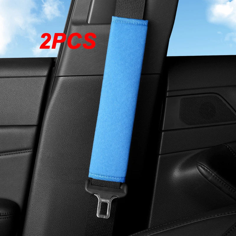 1/2PCS Car Seat Belt Cover Seatbelt Safety Shoulder Protector Wear-resistant Non-slip for Car Interior Decoration