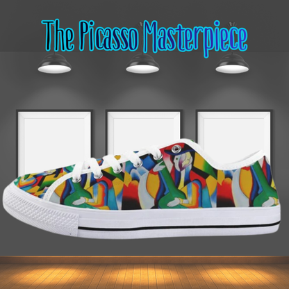 Picasso Masterpiece Low Top Women’s Shoes – Canvas Comfort & Everyday Style