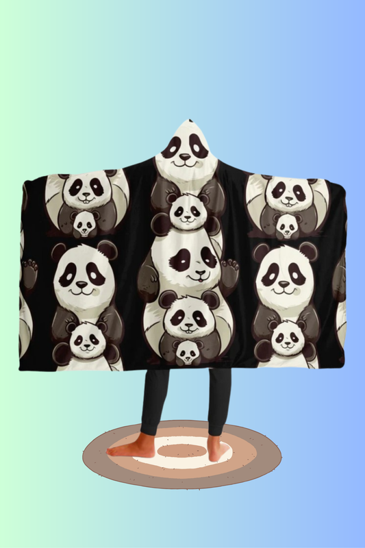 Youth Hooded Panda Bear Blanket 🐼 Because Regular Blankets Don’t Hug Back