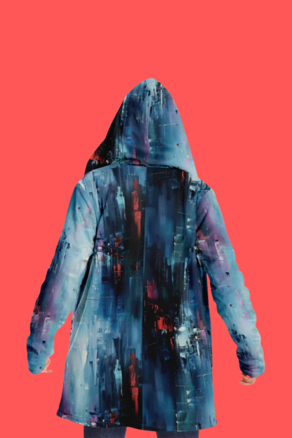 Cyber City Cloak 🌆 Wrap Yourself in Futuristic Vibes