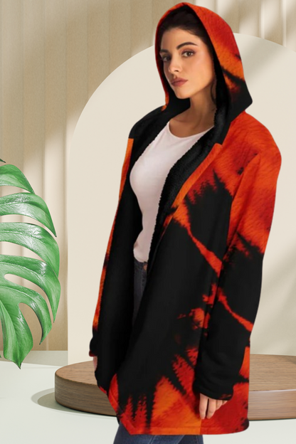 Warm and Trendy Cloak – Tie-Dye Swirl Wizardry 🌈 Hippie Chic Meets Couch-Level Comfort
