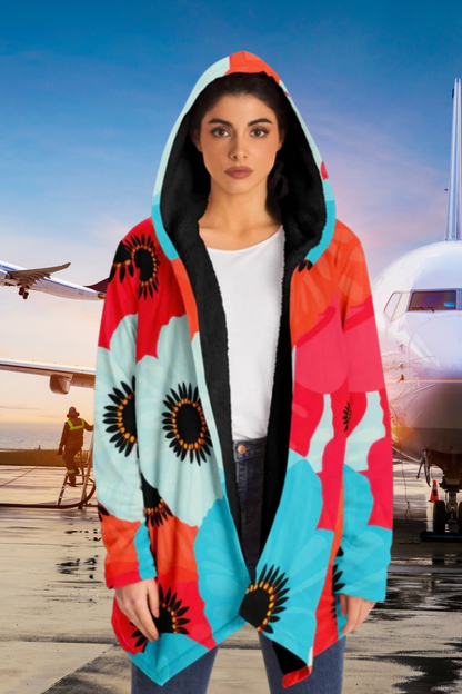 Boho Hippie Cloak – Basically a Walking Poppy Garden 🌸