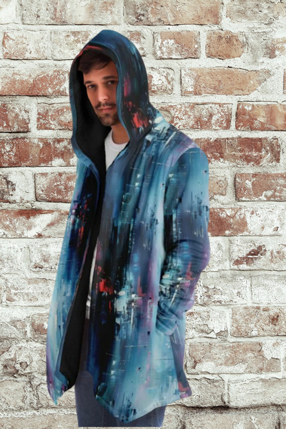 Cyber City Cloak 🌆 Wrap Yourself in Futuristic Vibes