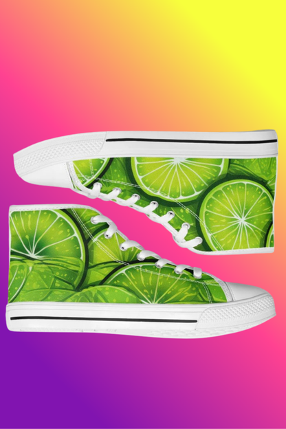 Lime Fruit Urban Peak High Top Shoes