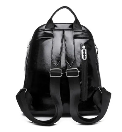 Trendy Women's Anti-Theft Soft Leather Backpack