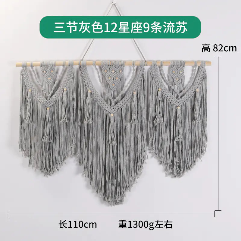 Bohemian Cotton Rope Tapestry Wall Decor
