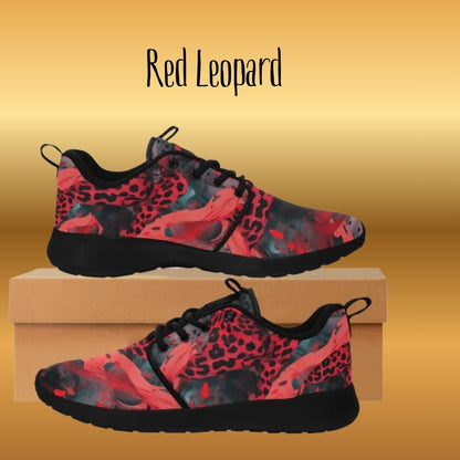 Red Leopard Women's Sneakers