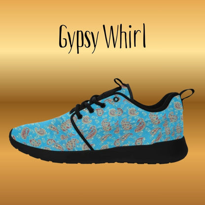 Gypsy Whirl 🌸 Paisley Sneakers — Comfort with a Free-Spirit Twist 👟✨