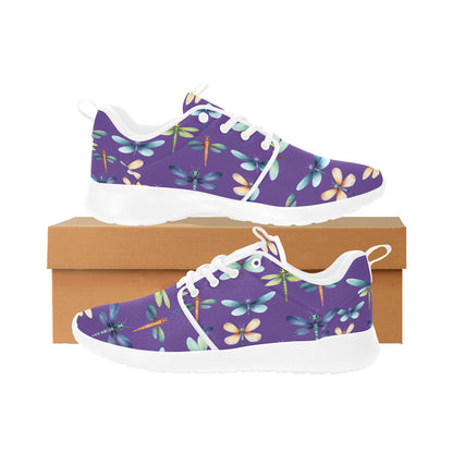 Dragonfly Women's And Children's Sneakers, Dragonflies Shoes Art, White Black High Low Top Shoes, Graphic Design Shoes, Custom Sneakers