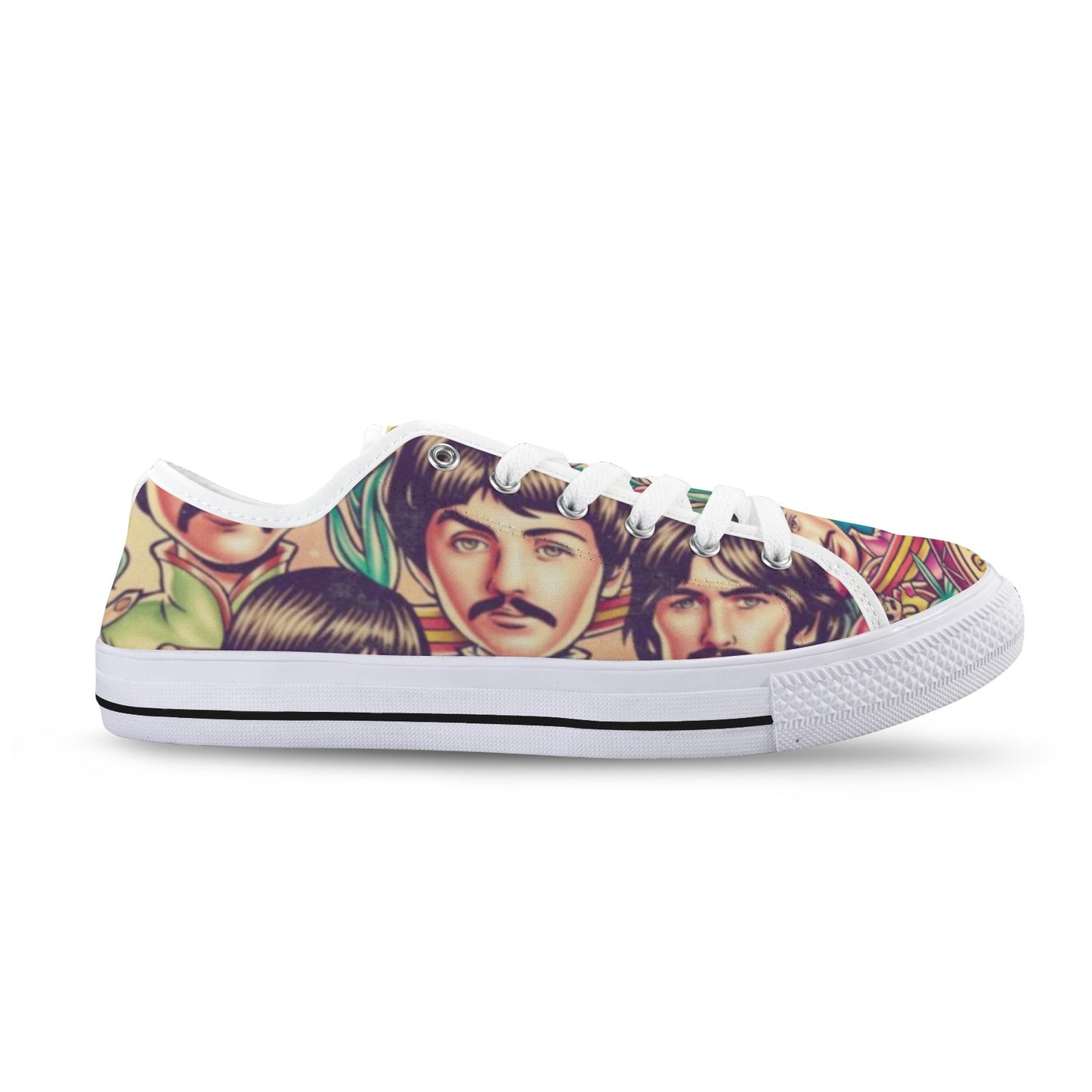 Beatles Sargent Pepper Low Top Women's Shoes