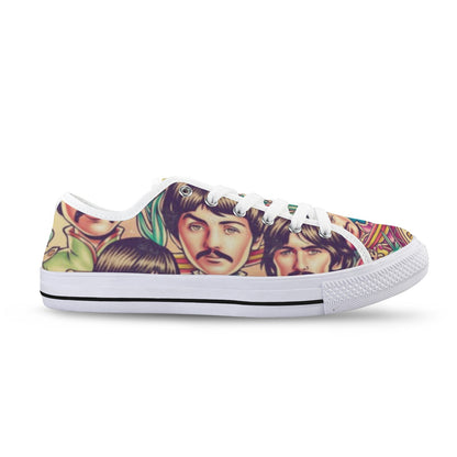 Beatles Sargent Pepper Low Top Women's Shoes