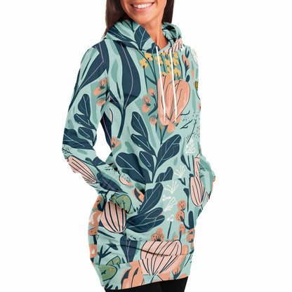 Athletic Longline Hoodie - #floral#flower#flowers#wallpaper#blooming