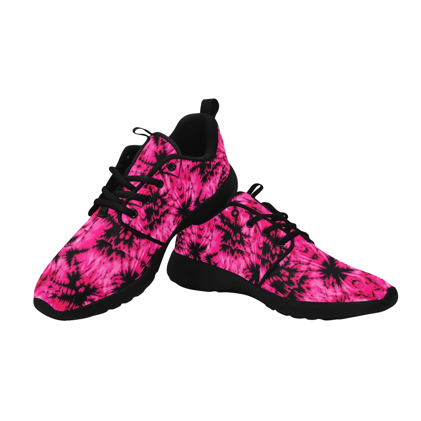 Splot - Pink & Black Women's Sneakers