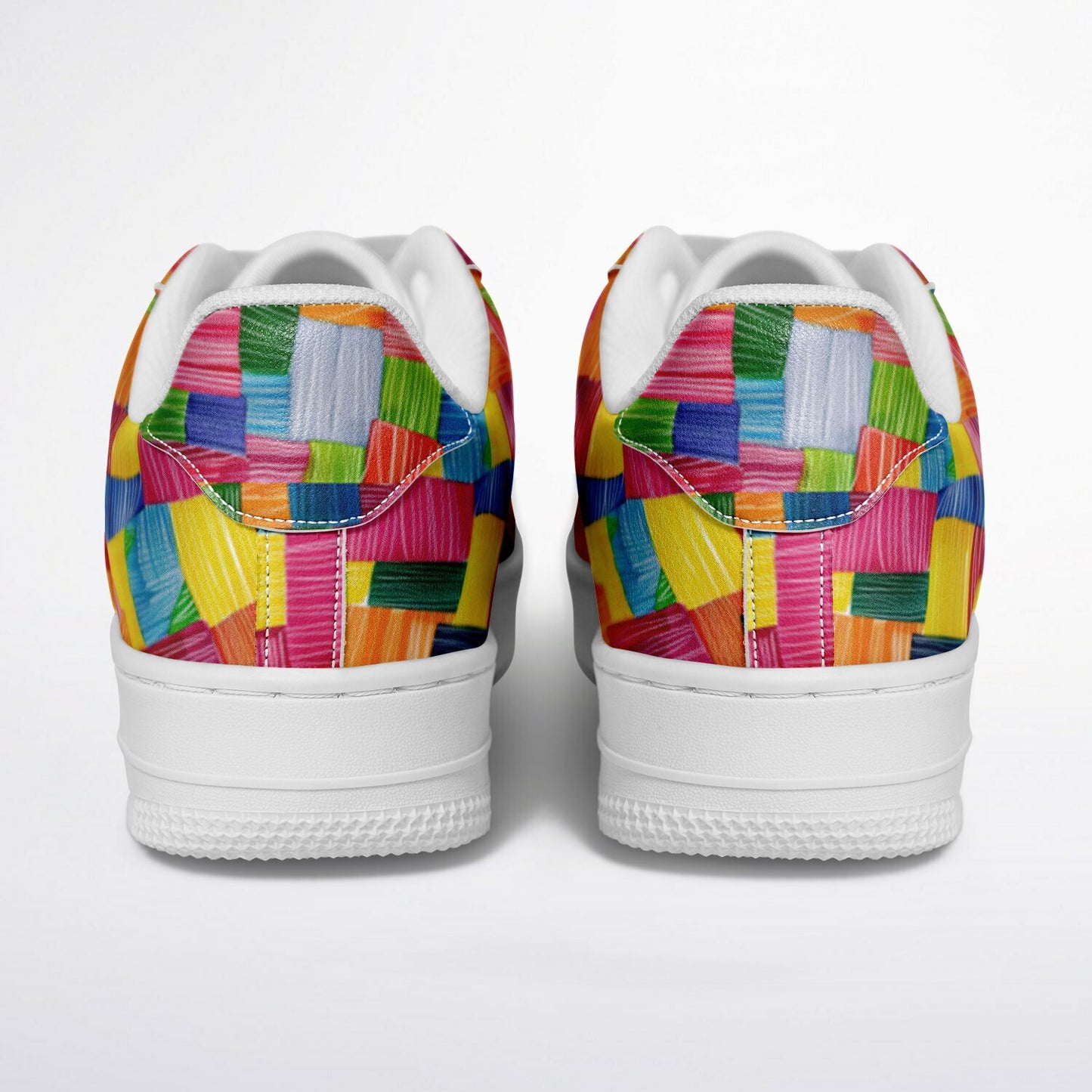 Core Low Shoes, Multi-Colored Sneakers, Custom Fashion Low Tops, Unique Artistic Streetwear