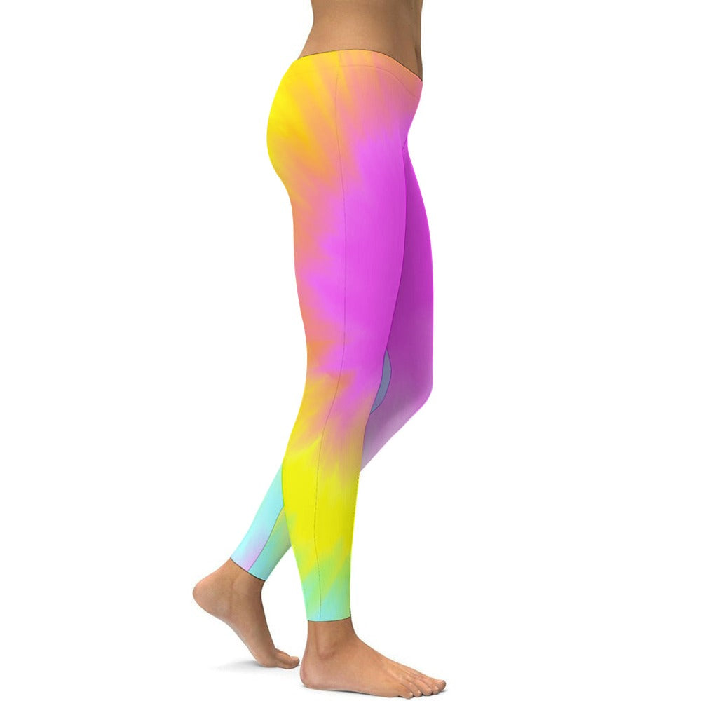 Soft Ladies Tie Dye Yoga Pants
