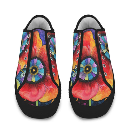 Whimsical Flower Women's Sneakers