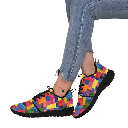 Rainbow Colors Women's Sneakers