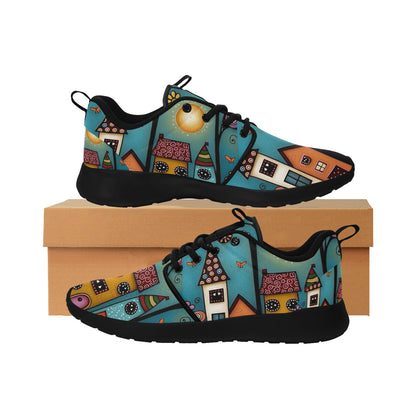 Women's Whimsical House Sneakers