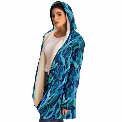 Boho Men Style Cloak Boho Mom Style Blue & Green