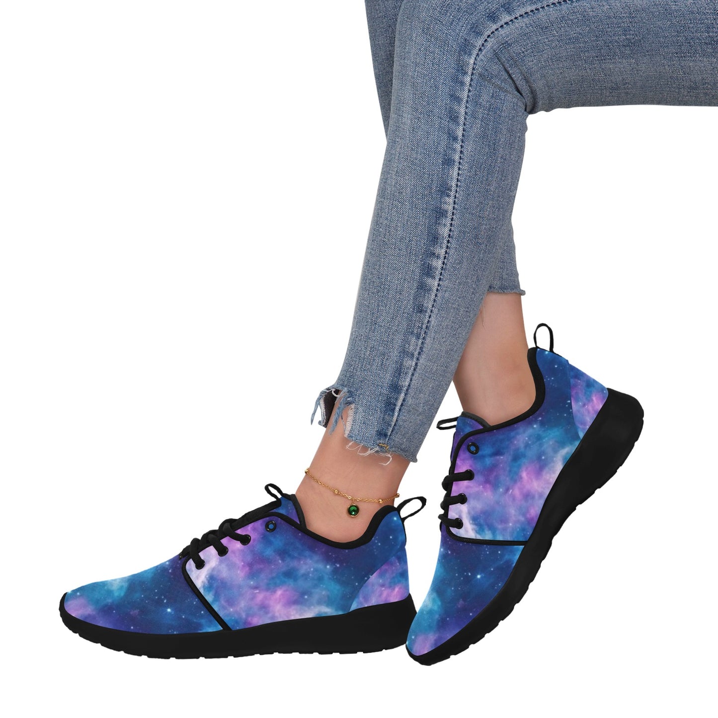 Hand Designed Galaxy Shoes: Custom Celestial Sneakers