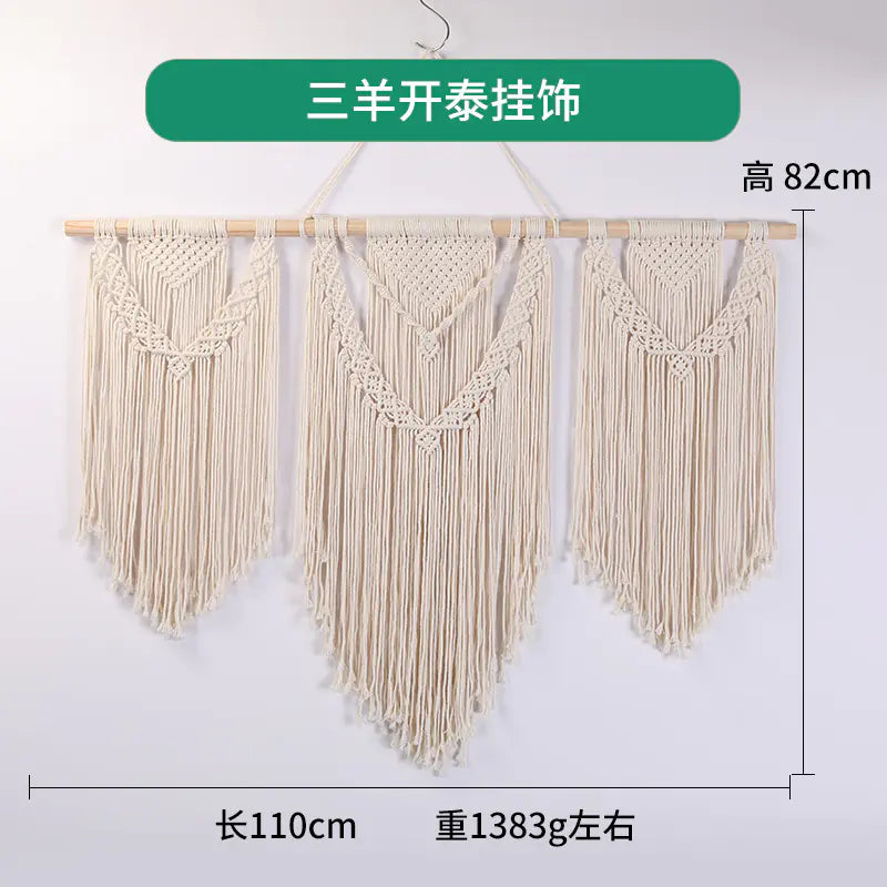 Bohemian Cotton Rope Tapestry Wall Decor