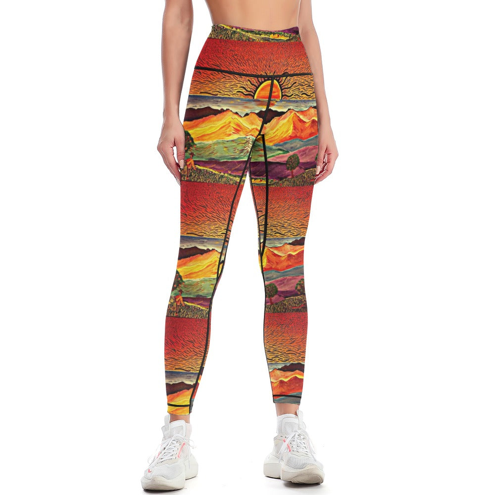 Women's Sunset Comfort Sports Yoga Pants