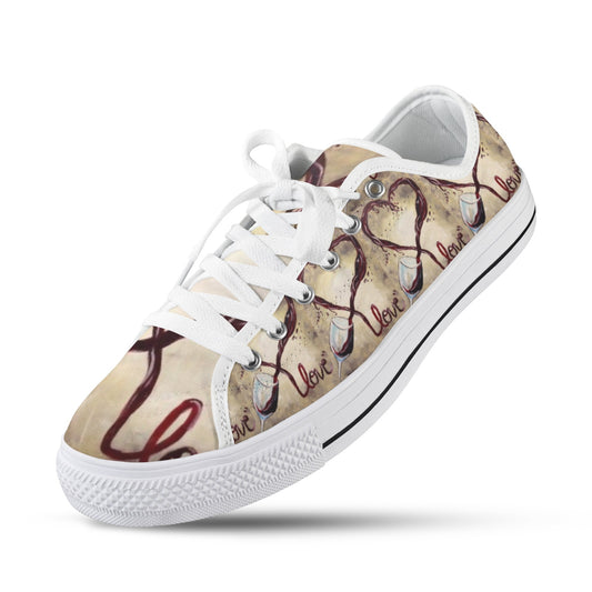 Love Wine Low Top Women's Shoes