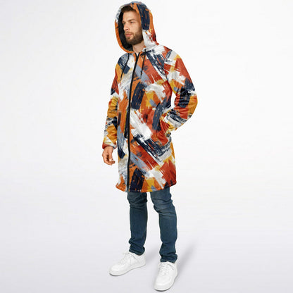 📌 Fall & Winter Warm Hoodie Coat | Abstract Grunge Brushstroke Design