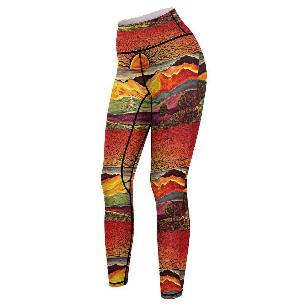 Women's Sunset Comfort Sports Yoga Pants