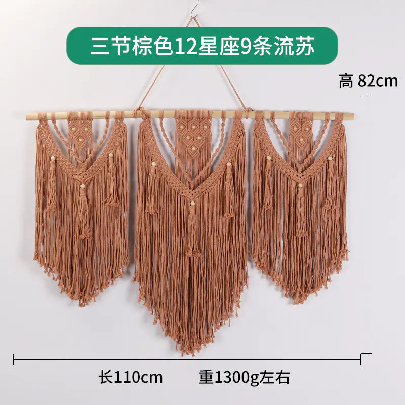 Bohemian Cotton Rope Tapestry Wall Decor