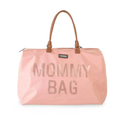 Childhome The Original Mommy Bag Large Baby Diaper Bag Mommy Hospital Bag Large Tote Bag Mommy Travel Bag Baby Bag Tote Pregnancy Must Haves (Pink)