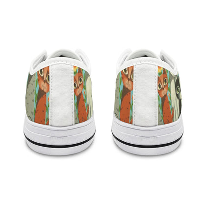 Whimsical Cats Low Top Women's Shoes