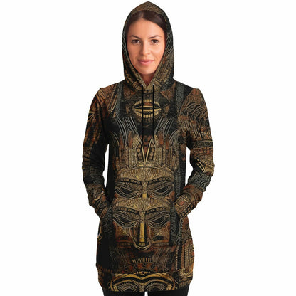 Fashion Longline Hoodie – Tribal, African, Bohemian Style