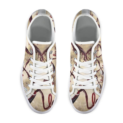 Love Wine Low Top Women's Shoes
