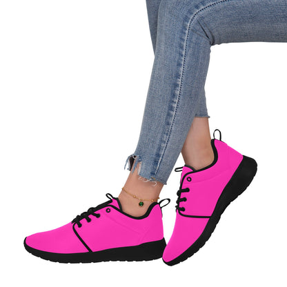 Women's Pink & Black Sneakers