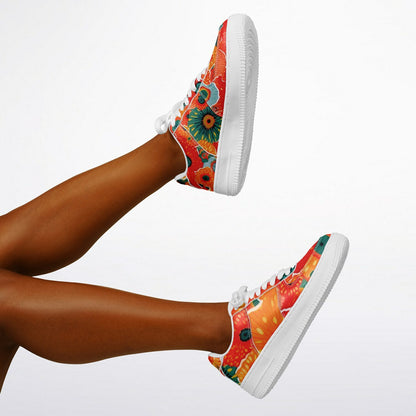 Low Top Shoes - Poppyseed Flowers