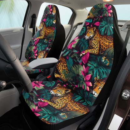 Tropical Animal Print Car Seat Cover