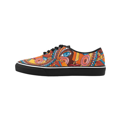 Women's Classic Whimsical Sun Canvas Low Top Shoes
