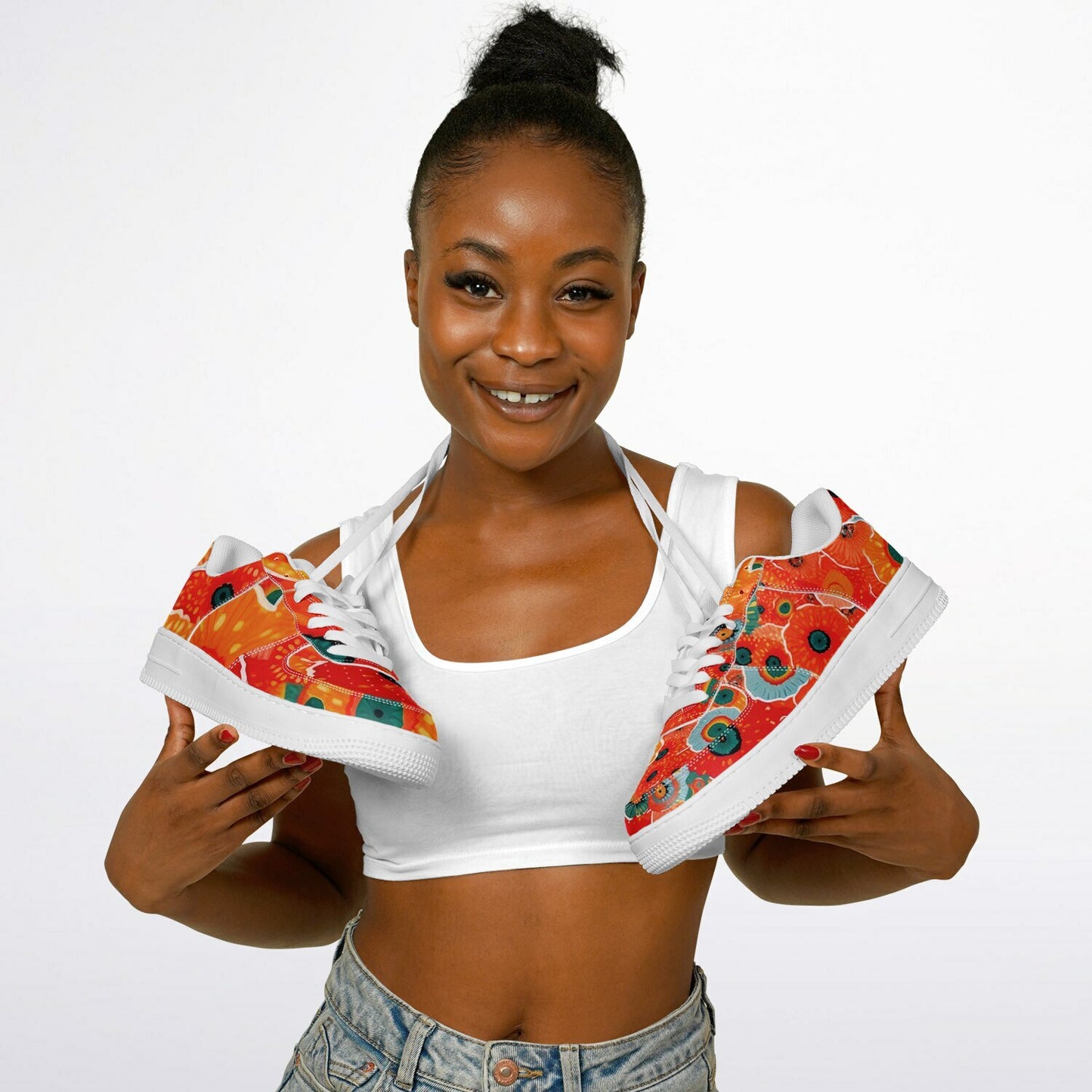 Low Top Shoes - Poppyseed Flowers