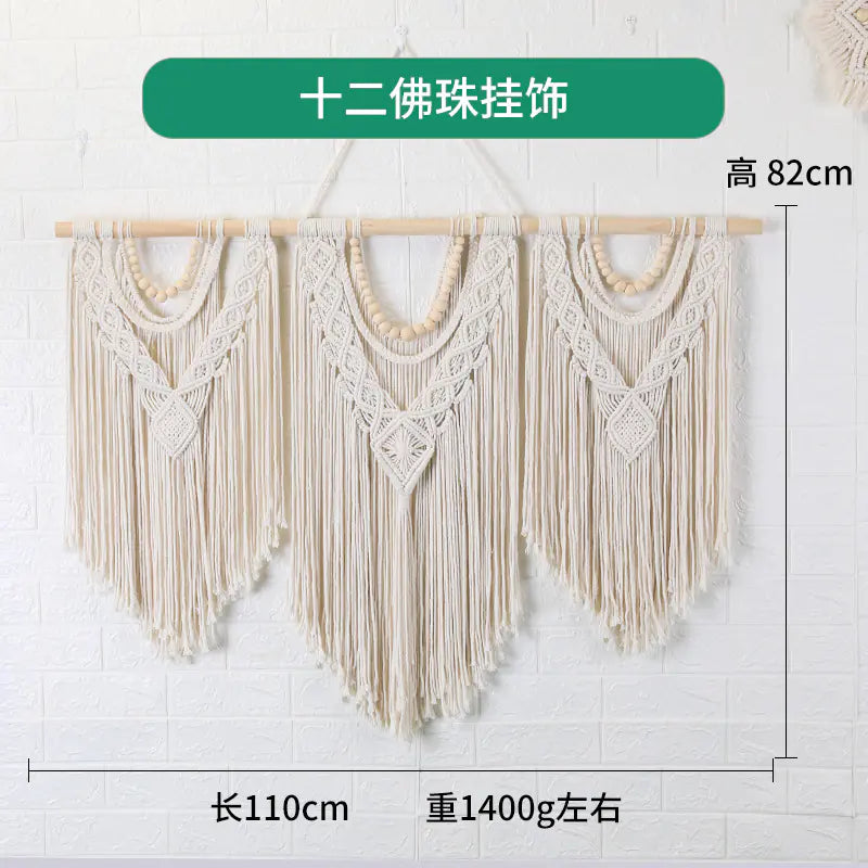 Bohemian Cotton Rope Tapestry Wall Decor