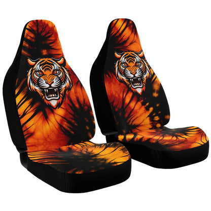 Custom Car Seat Covers – Cincinnati Football | Black & Orange Bengal