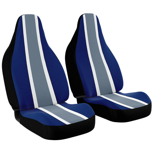 Chill Royal Blue, White & Gray Car Seat Covers – Sleek Modern Ride  Great Gift Unique Gift Supurb Quality