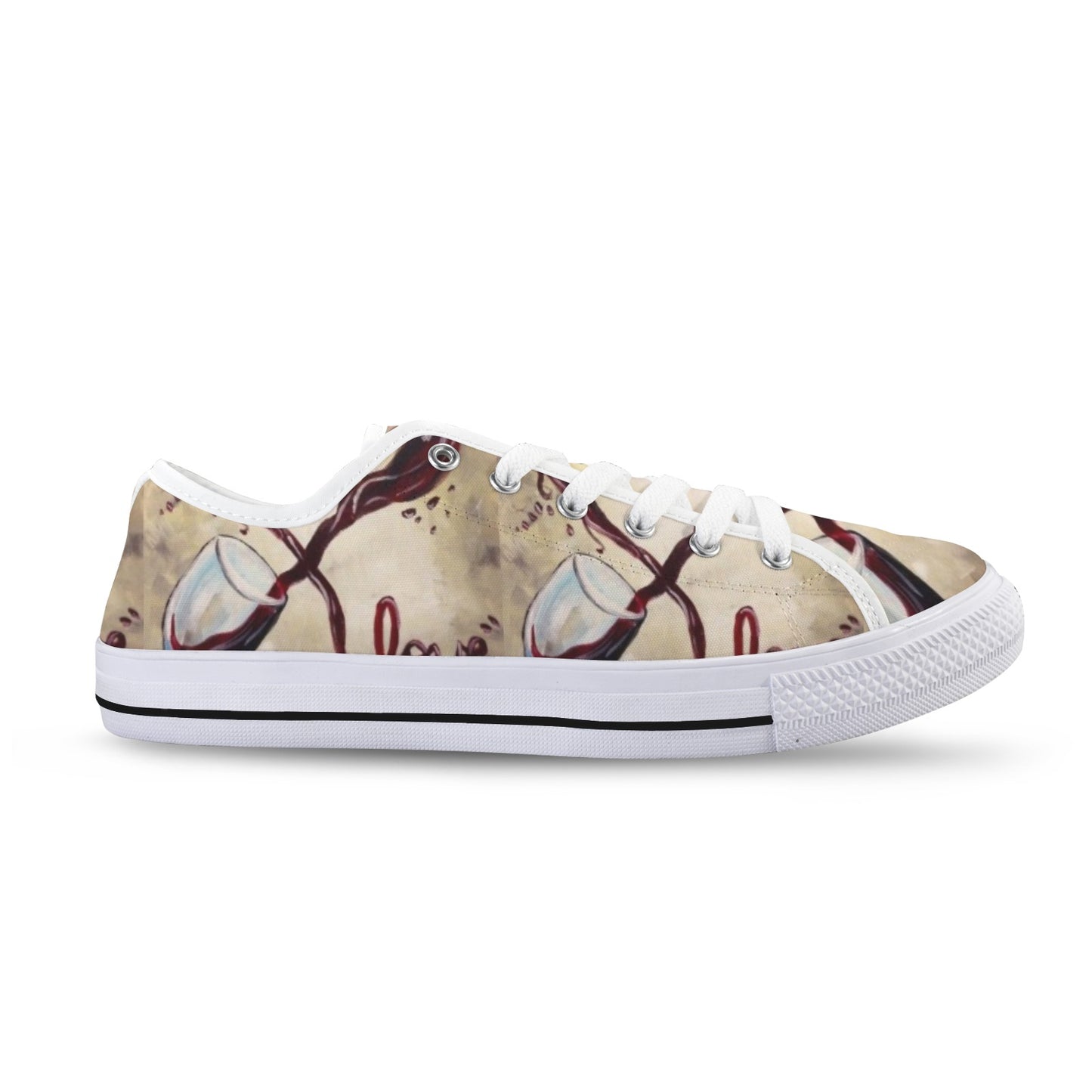 Love Wine Low Top Women's Shoes