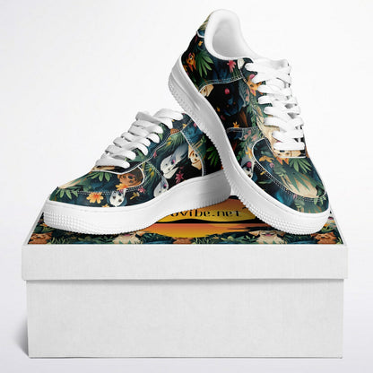 Low Top Shoes - #dogs#colorful-dogs#creative-dogs#dogs-background#background