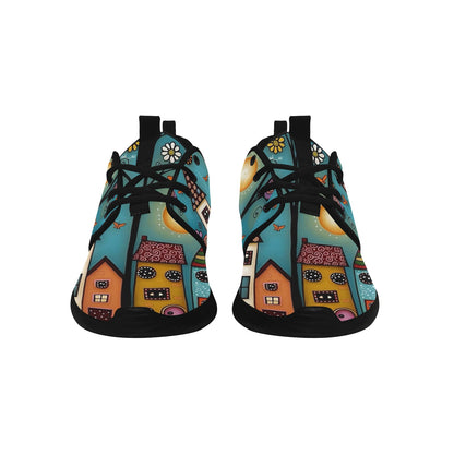 Women's Whimsical House Sneakers