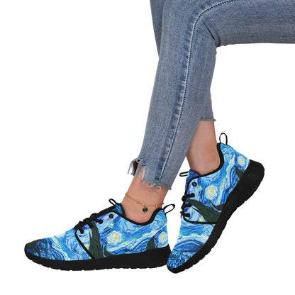Van Gogh Starry Night Old School Sneakers - Women's Shoes Women's Sneakers