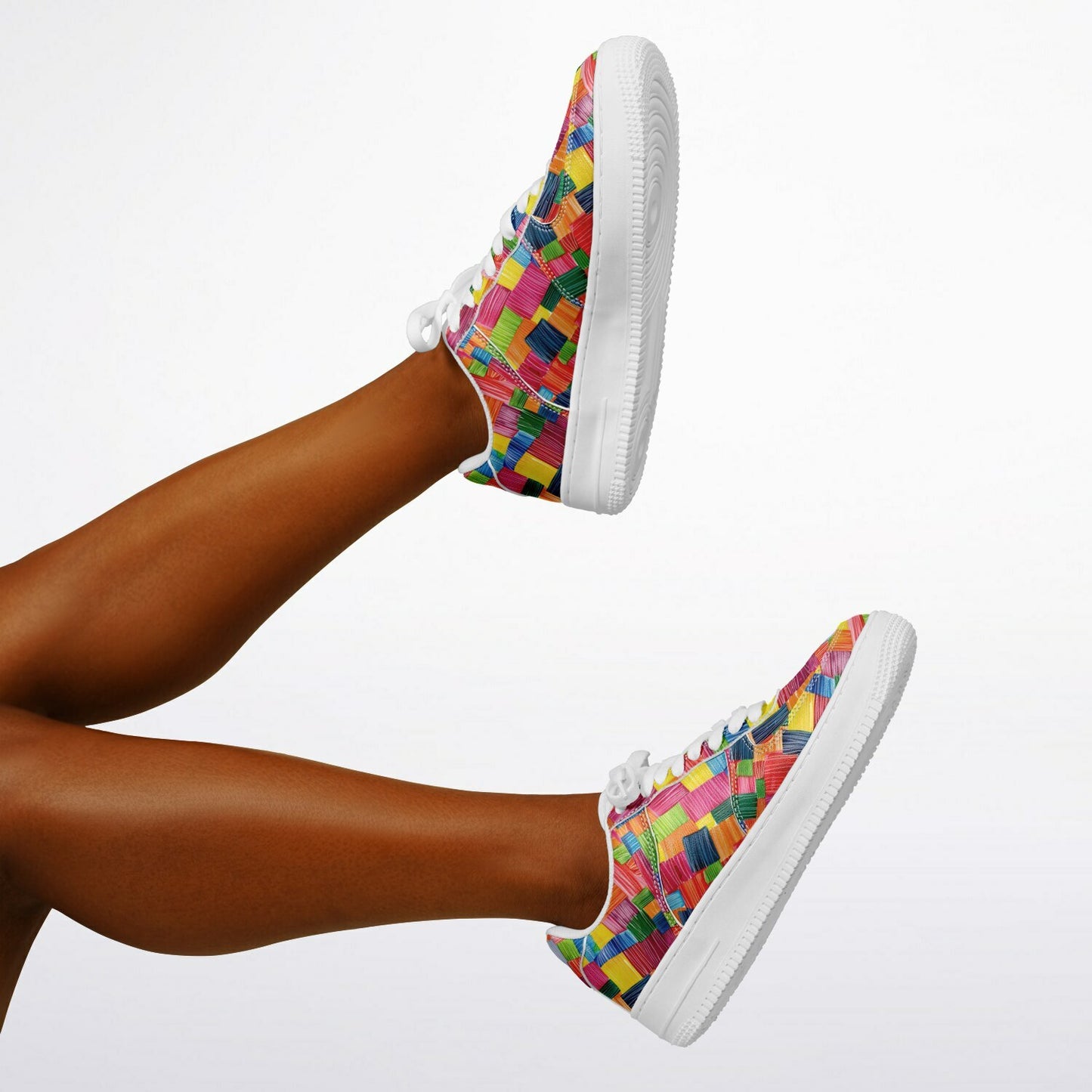 Core Low Shoes, Multi-Colored Sneakers, Custom Fashion Low Tops, Unique Artistic Streetwear