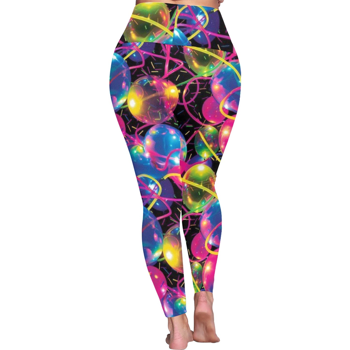 Women's High Waist Leggings (Plus Size)